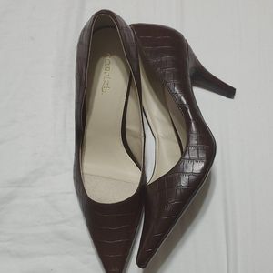 Faux Alligator Heels